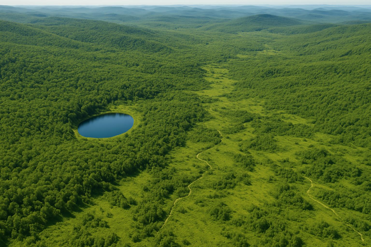 世罕泉水源地鸟瞰